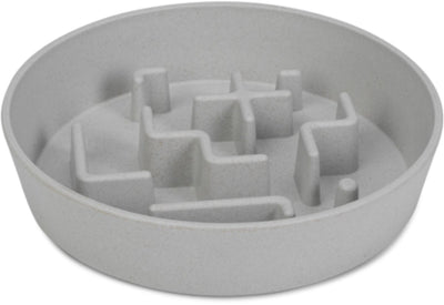 Beeztees anti-slip bowl dog cat nom - dog cat food bowl - dishwasher proof - anti-slip - plastic - gray - 800ml