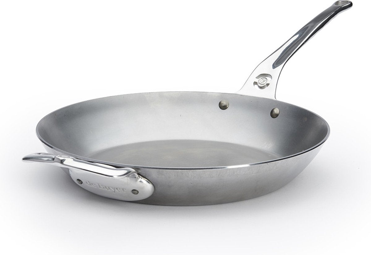 Sartén Debuyer de Buyer mineral b pro ø 32 cm – chapa de acero – sin pfas – apta para inducción – fabricada en Francia