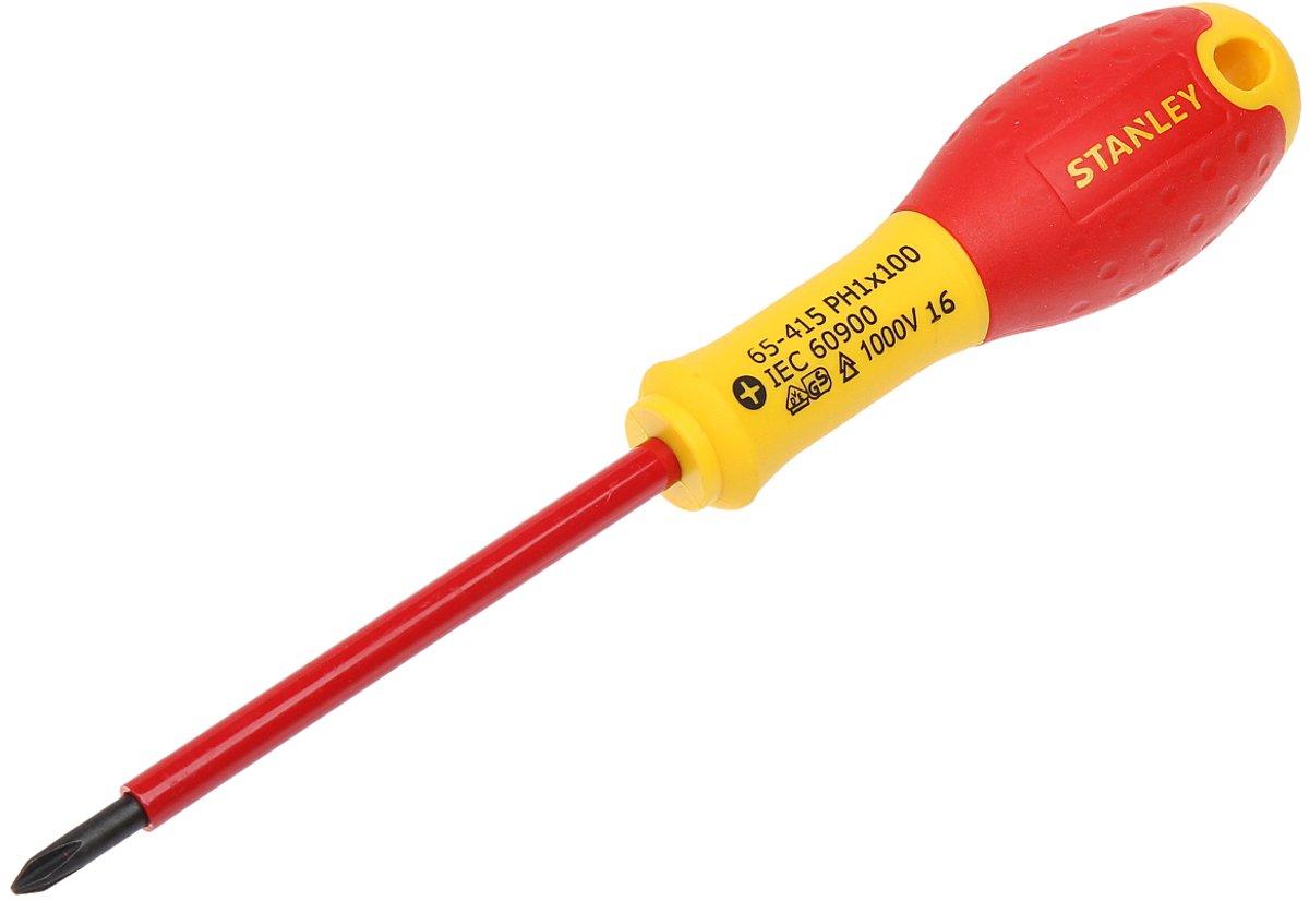 Destornillador stanley fatmax phillips vde ph1 x 100mm