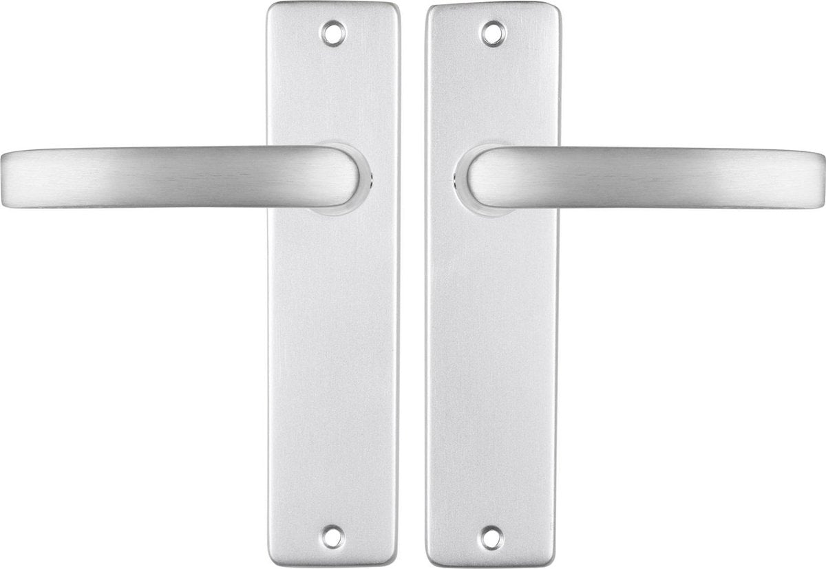 Starx deurklink aluminium â€“ deurbeslag â€“ deurkruk met schild â€“ blind - deurklink blok â€“ 43 x 180 x ã˜ 18 mm