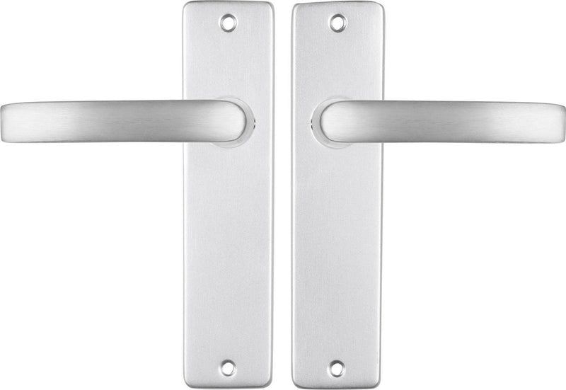 Maniglia Starx in alluminio - accessori per porte - maniglia con scudo - tenda - blocco maniglia - 43 x 180 x ã˜ 18 mm
