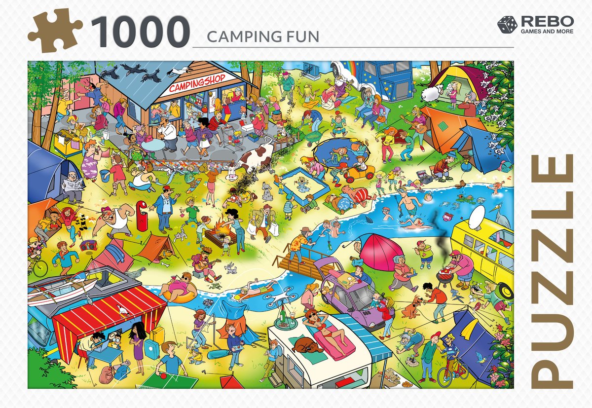 Puzzle Rebo da 1000 pezzi – Divertimento in campeggio