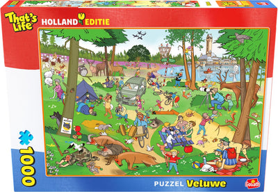 Goliath that's life edizione olandese: il puzzle veluwe - 1000 pezzi.
