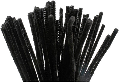 Chenille Black 30 cm, 50º.