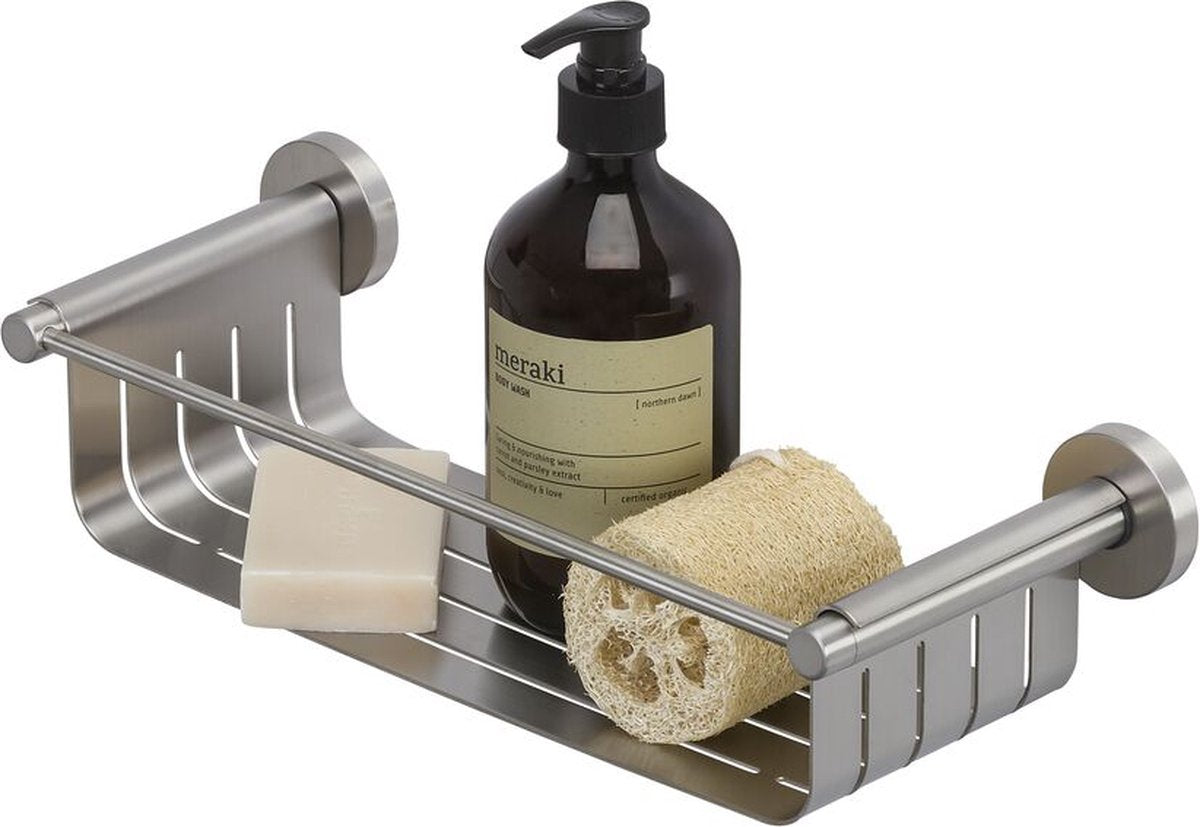 Tiger Boston - shower rack - shower basket 36.5 cm - brushed stainless steel