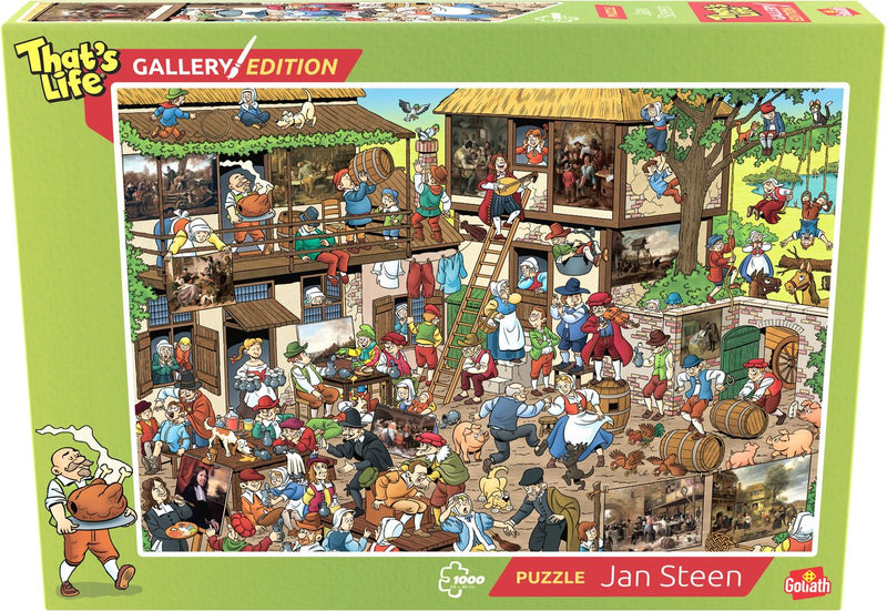 Goliath that's life gallery edition Jan Steen - 1000 pezzi del puzzle - puzzle (68x48 cm)