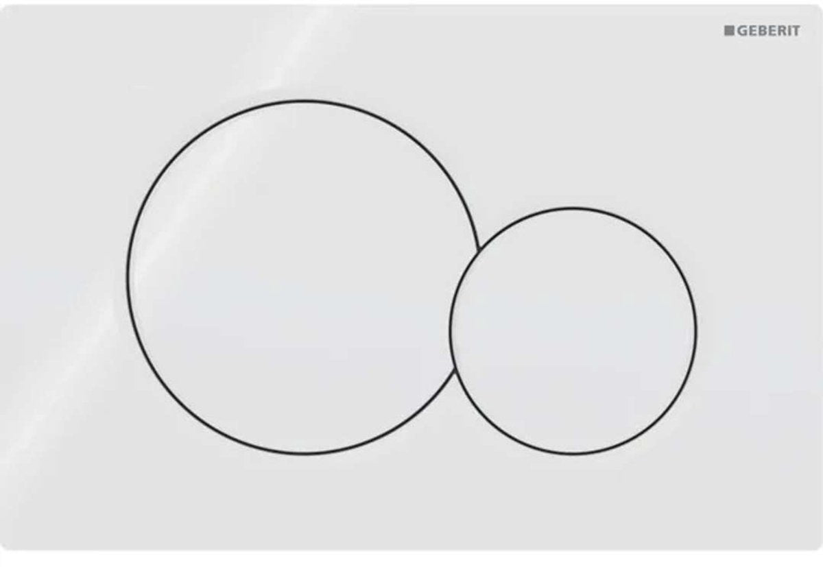 Panel de control Geberit sigma 01 - blanco