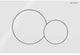 Panel de control Geberit sigma 01 - blanco