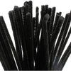 Creativ company chenille zwart 30cm, 50st.
