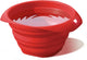 Kurgo colapso a-bowl - cuenco de viaje plegable - cuenco de comida para perros - rojo