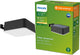 Philips led philips vynce solar wandlamp vierkant - zwart