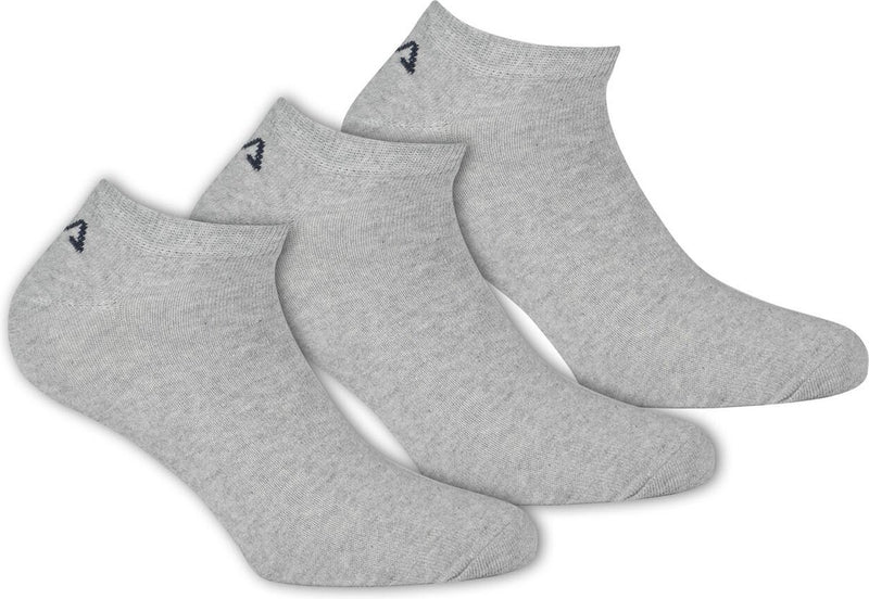 Fila - invisible socks 3-pack - unisex sokken - 43-46 - grijs