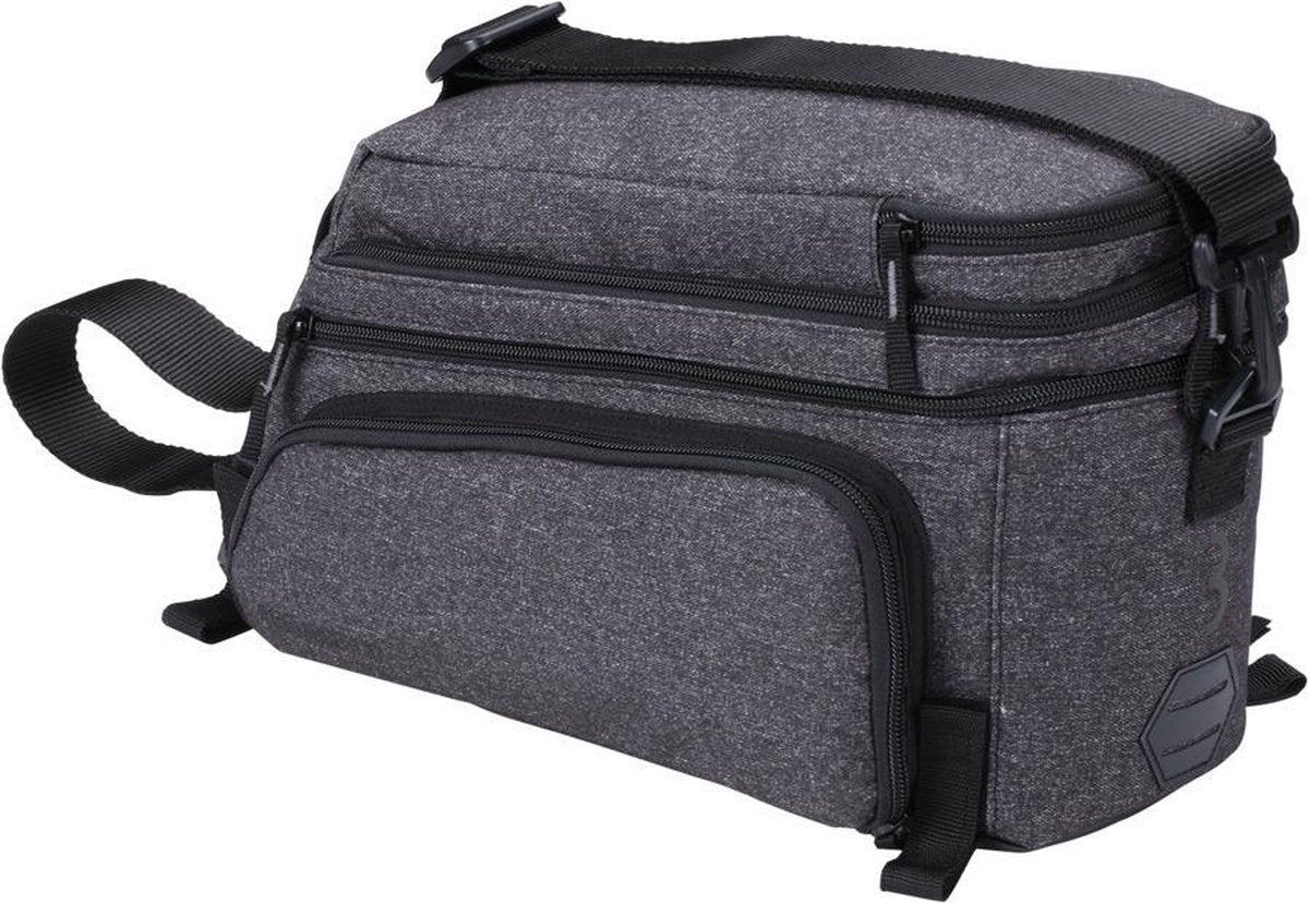 Bbb cycling bagagedrager fietstas carrierpack extensions bsb-137 - inhoud 6.5 + 5 liter