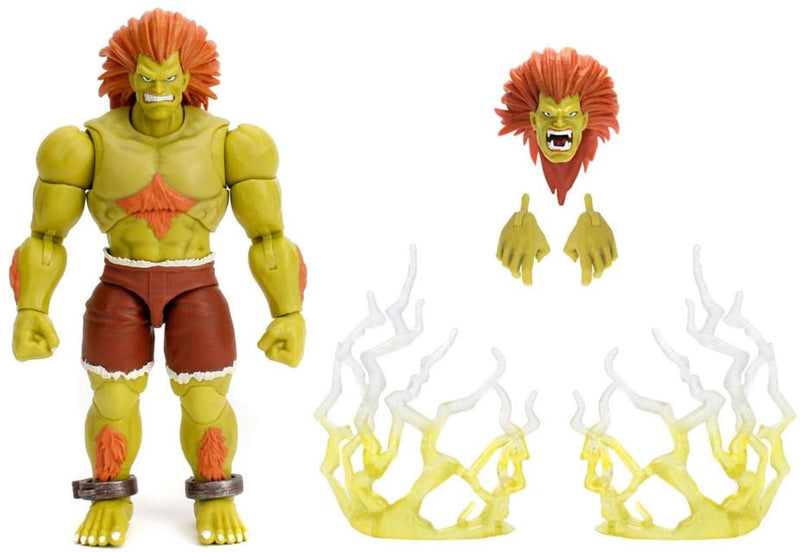 Jada Toys Ultra Street Fighter II: The Final Challengers Action Figure 1 12 Blanka 19 cm Action Figure