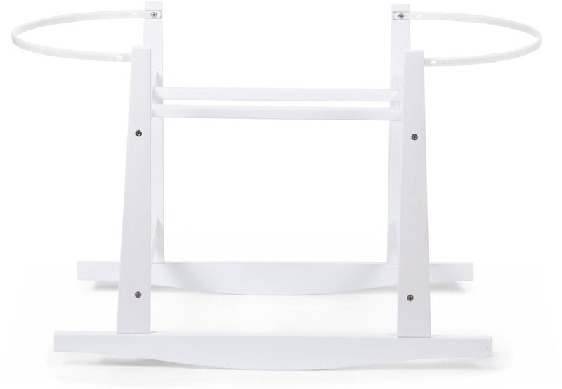 Soporte de cuna para moisés Childhome - madera de pino - blanco - 85 x 46 x 54 cm