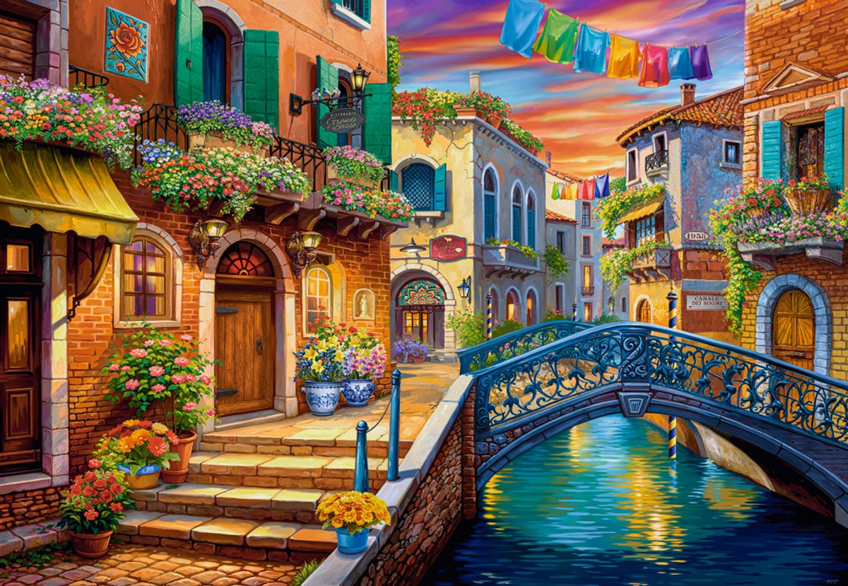Castorland legpuzzel venetian dream - 1000 stukjes puzzelplezier.