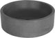 Differnz marba lavabo rotondo 42x13 cemento grigio scuro