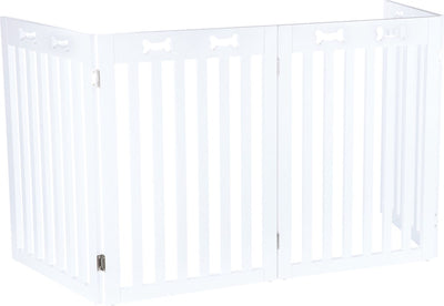 Trixie Close Fence White 4 pannelli