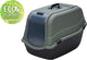 Beeztees kattenbak romeo maxi eco groen zwart 65 x 44 x 46 cm - kat