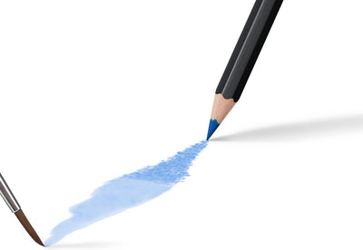 Lápices acuarelables de intensidad Bic - varios colores - paquete de 24 piezas - líneas de 2,9 mm promedio para un efecto de pintura