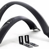 Set di parafender taipan mtb da 20 pollici 50 mm nero