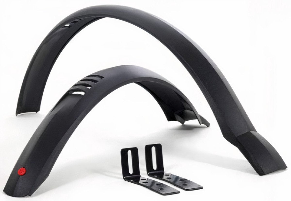 Set di parafender taipan mtb da 20 pollici 50 mm nero