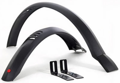 Set di parafender taipan mtb da 20 pollici 50 mm nero