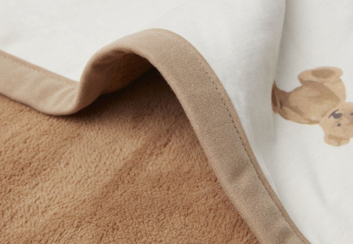 Jollein manta de bebé jersey de cuna 100x150cm - osito de peluche