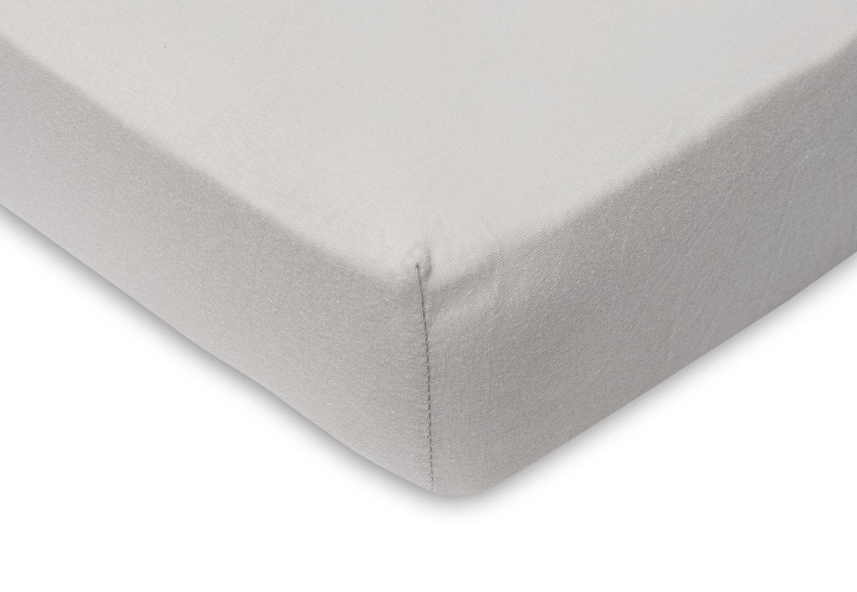 Jollein - lenzuolo con angoli culla jersey 40 50x80 90 cm - lenzuolo con angoli culla - cotone morbido - nocciola - 2 pezzi