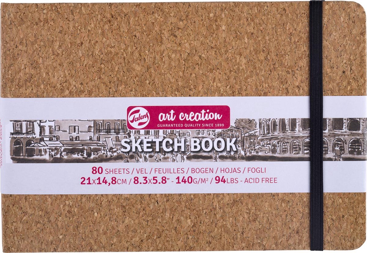 Talens art creation schetsboek - kurk - 21x14,8cm