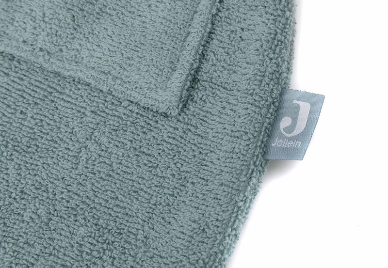 Jollein - Accappatoio per bambini in spugna 3-4 anni - Accappatoio per bambini con cappuccio - Verde acqua