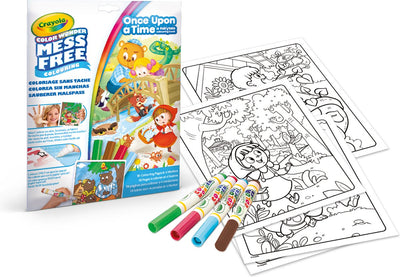 Crayola - maravilla del color - paquete de pasatiempos - érase una vez - libro para colorear para niños