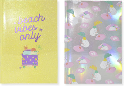 Cuaderno canguro - beach happy - a4 - línea - 2 piezas - cubierta de pp - k-pm310009