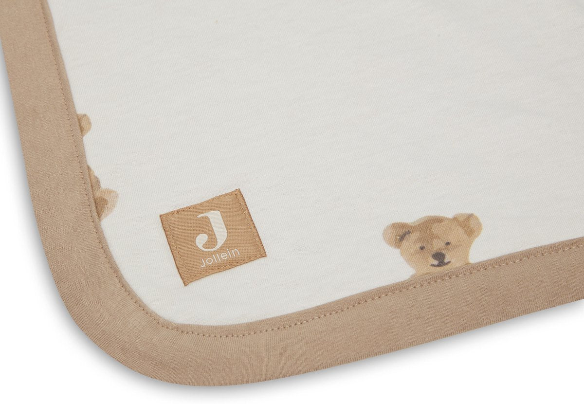 Jollein coperta per culla in jersey 100x150 cm - orsetto