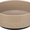 Trixie Be Nordic Food Bowl Cane Dog Ceramic Bupe Taupe