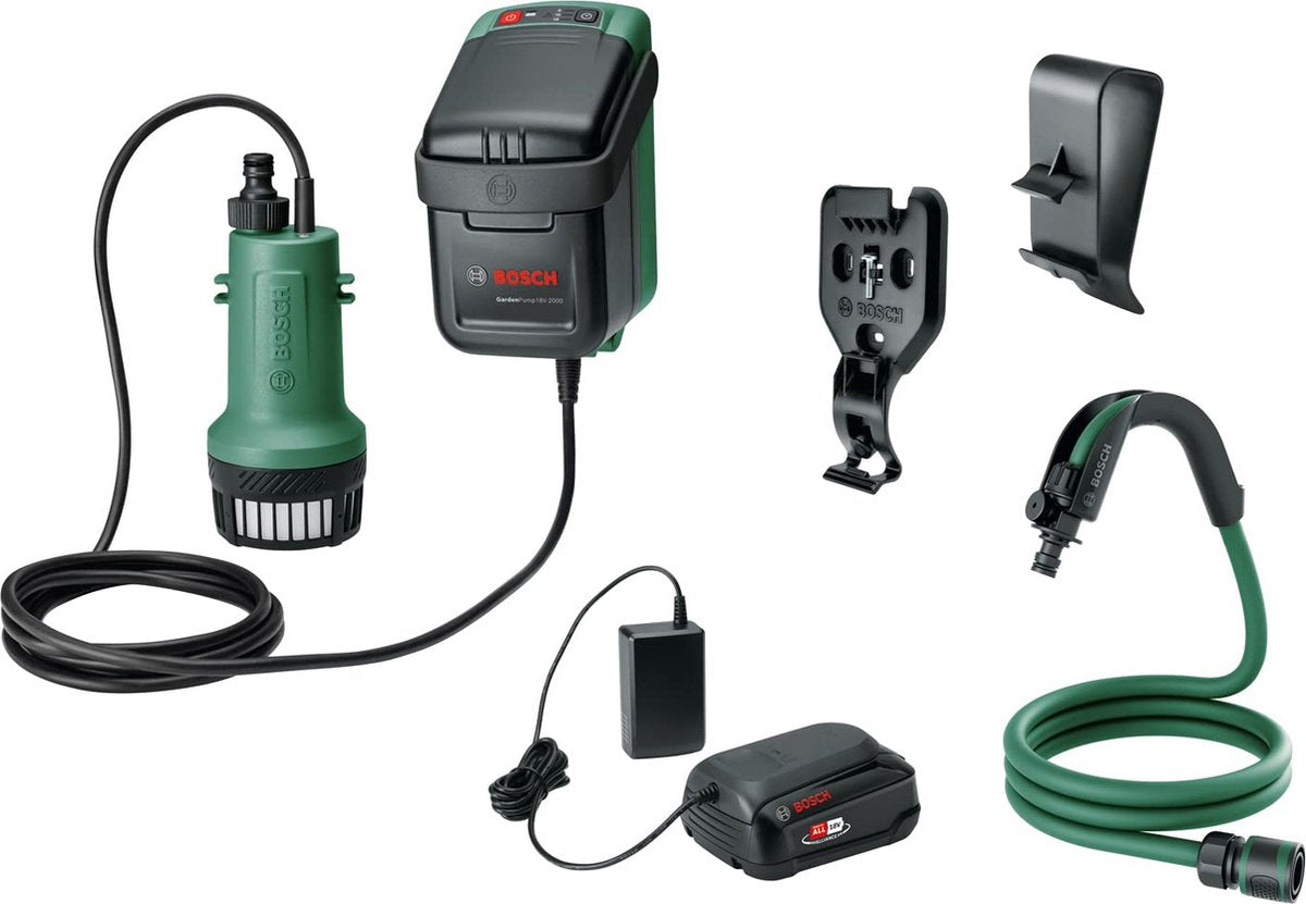Bomba de jardín Bosch Home and Garden bomba de jardín a batería 18v 540 l h 1,8 m