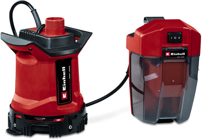Einhell battery dirty water pump ge-dp 18 25 ll li solo - power x-change - 18 v li-ion - max. delivery capacity: 7,000 l h - max. head: 5m - max. immersion depth: 4m - suction up to: 1mm - eco boost mode - excl. battery and charger