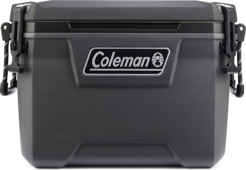 Nevera Coleman 55qt convoy - nevera portátil de 53 litros - 4 días de hielo - antibacteriano - gris