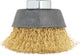 Wolfcraft - cepillo de copa 70 mm para amoladora angular - cepillo de alambre - eliminador de óxido - 2748000