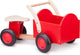 Nuova bici da carico in legno Classic Toys® - stella da strada - rossa - l'altezza della sella è di 24 centimetri