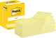 Post-it notes | 100 vel | ft 76 x 102 mm | geel | pak van 12 blokken