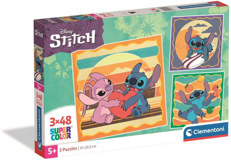 Clementoni puzzle puzzle punto quadrato, 3x48st.