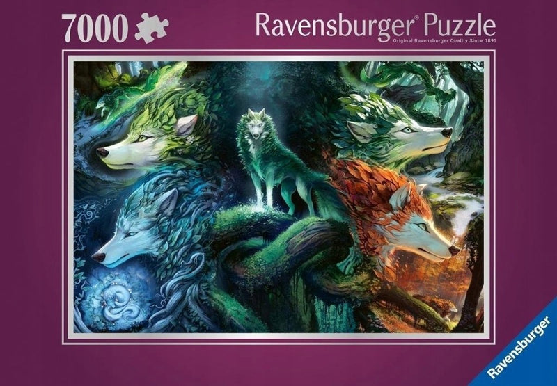 Ravensburger puzzle sussurri della foresta 7000 pezzi adulti.