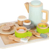 Pequeño pie de madera Speelkeuken Coffee Fuerza marina