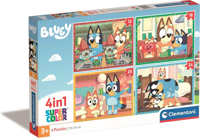 Clementoni puzzle puzzle 4in1 bluey