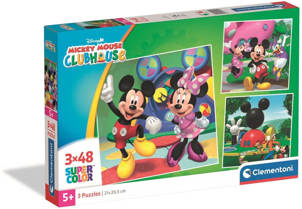 Clementoni Club House Topolino (3 x 48 pezzi)