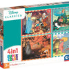 Clementoni legpuzzel 4in1 disney animals