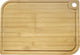 Tabla de cortar Westmark – tabla de cortar de madera con ranura para jugo para cortar fácilmente los alimentos – bambú, 40 x 29 cm