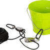 Small foot bucket green with pulley