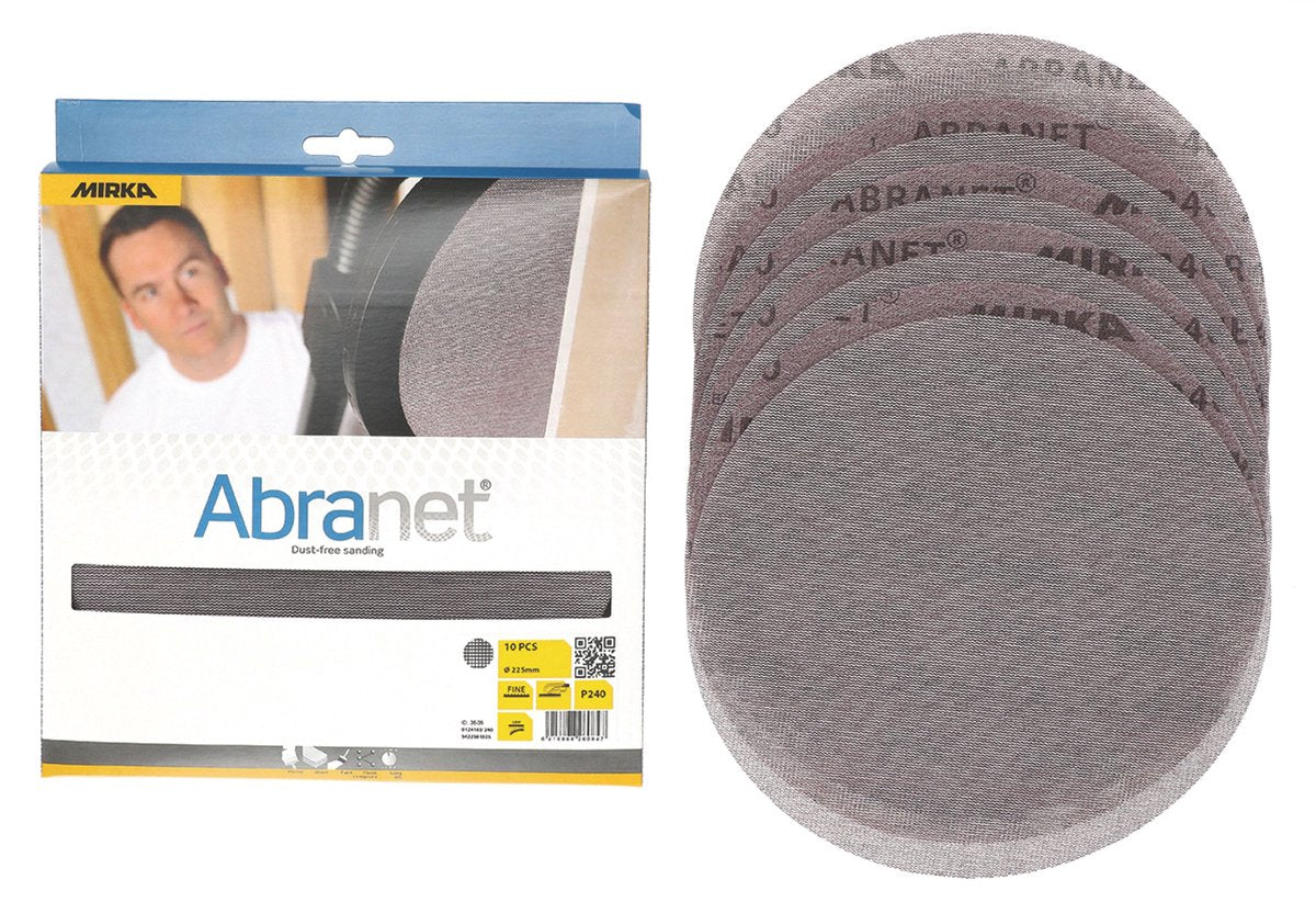 Discos de lijado Mirka abranet 225mm - p240